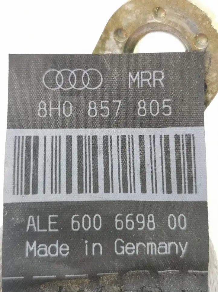 Audi A4 S4 B6 8E 8H (2000 - 2006) 8H0857805 Задний ремень безопасности — фото 3