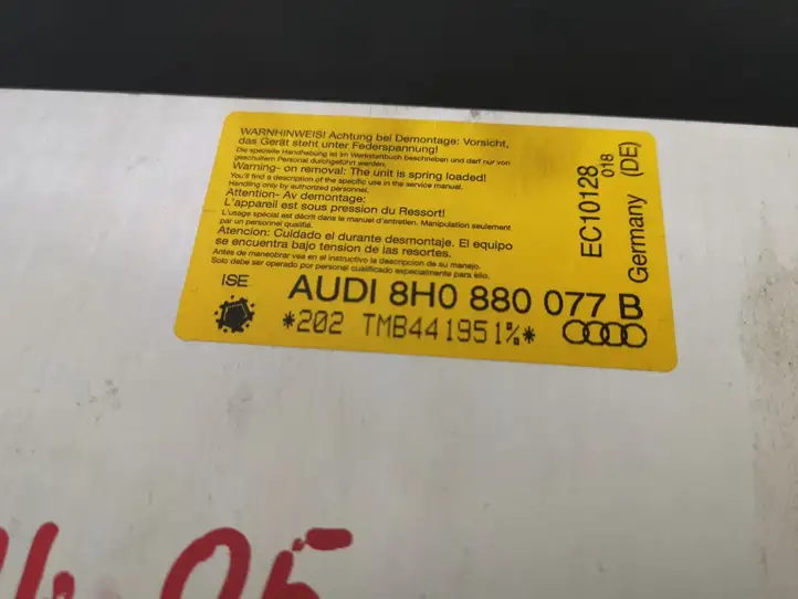 Audi A4 S4 B6 8E 8H (2000 - 2006) 8H0880077B Система защиты от опрокидывания — фото 4