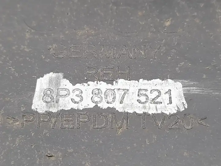 Audi A3/S3 8P (2004 - 2008) 8P3807521 Нижняя часть переднего бампера — фото 7