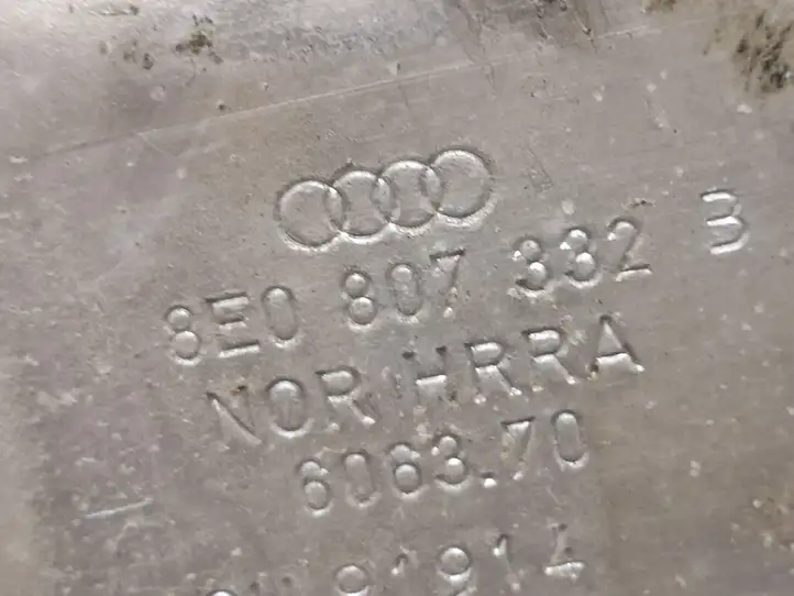 Audi A4 S4 B6 8E 8H (2000 - 2006) 8H0807313C Усилитель заднего бампера — фото 9