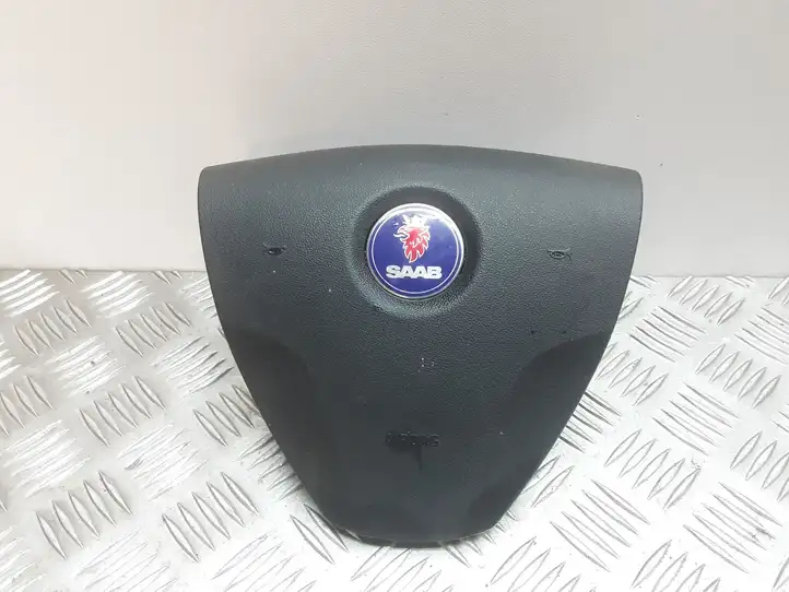Saab 9-3 Ver2 (2003 - 2007) 12757622 Подушка безопасности руля — фото 1