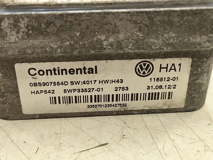 Volkswagen PASSAT B7 (2011 - 2014) 0BS907554D Блок управления задним мостом — фото 4
