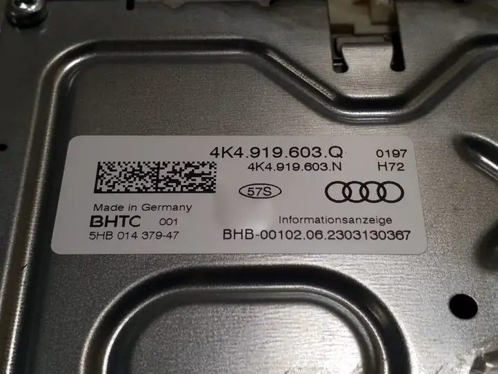 Audi A6 S6 C8 4K (2018 - ) 4K4919603Q Блок управления климат-контролем — фото 9