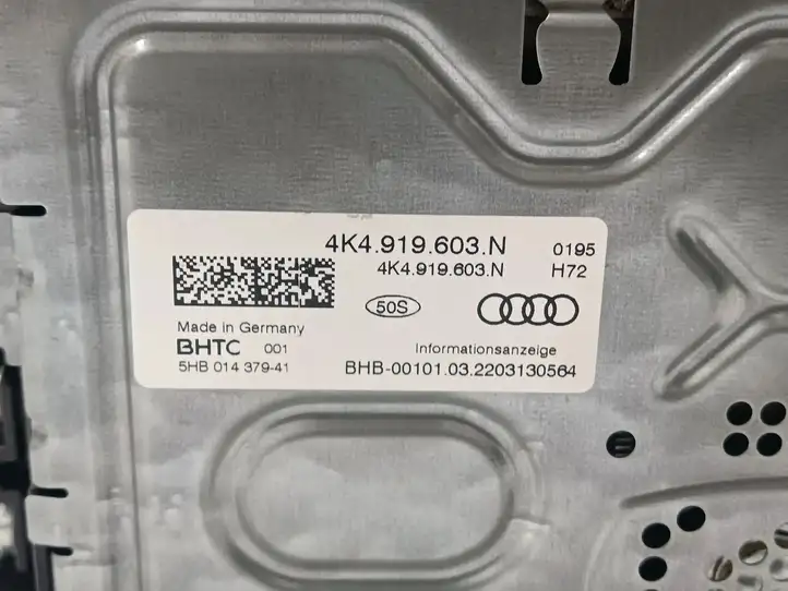 Audi A6 S6 C8 4K (2018 - ) 4K4919603N Блок управления климат-контролем — фото 3
