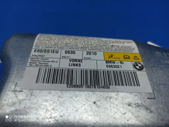BMW 5 E60 E61 (2004 - 2010) 601190401F Подушка безопасности двери — фото 2