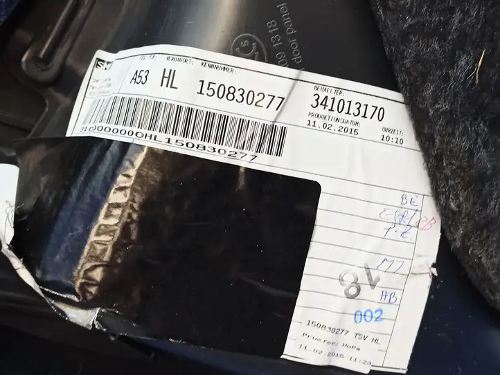 Audi A3/S3 8V (2012 - 2016) 8V5867305 Обшивка задней двери — фото 6