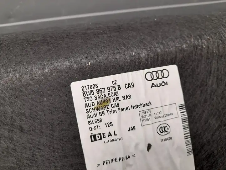 Audi A4 S4 B9 (2015 - 2019) 8W5867975B Обшивка багажника — фото 2
