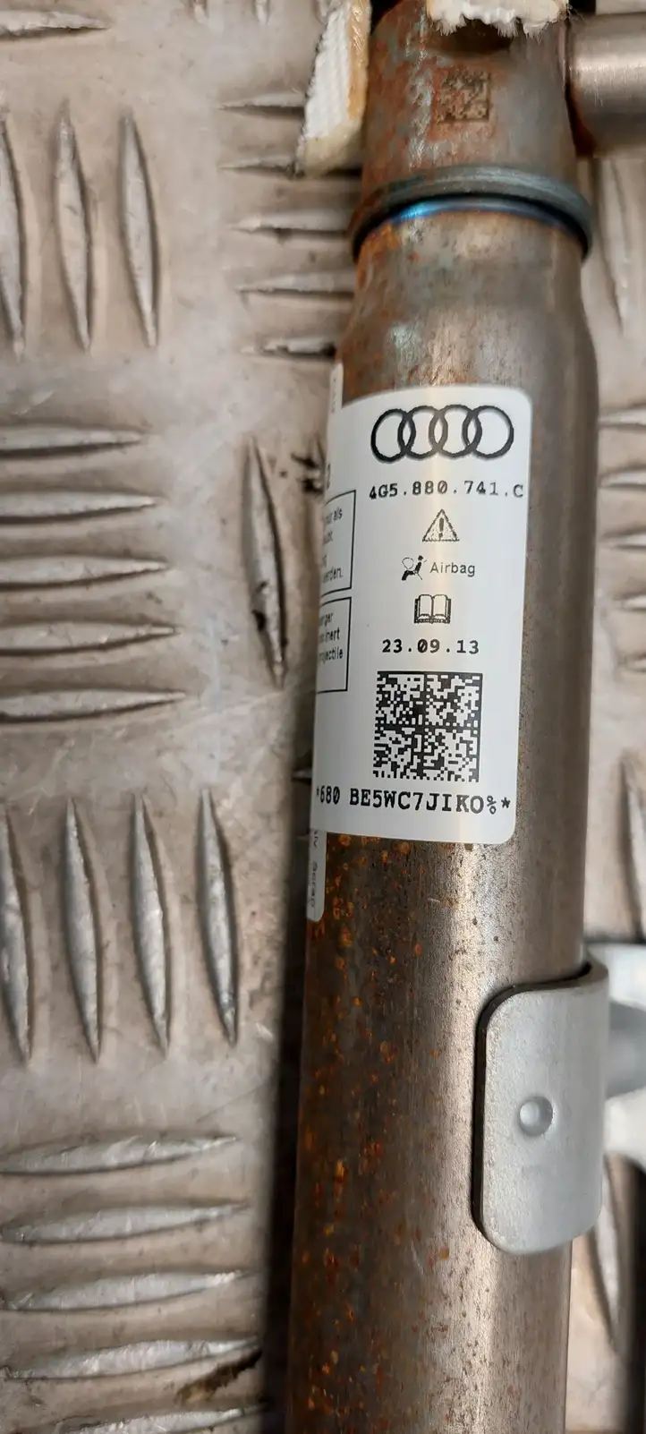 Audi A6 C7 (2011 - 2014) 4G5880741C Боковая подушка безопасности шторка — фото 2