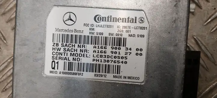 Mercedes-Benz CLS C218,X218 (2011 - 2017) A1669003400 Блок GSM — фото 3