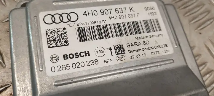 Audi A8 S8 D4 4H (2010 - 2014) 4H0907637K Блок управления ESP — фото 4