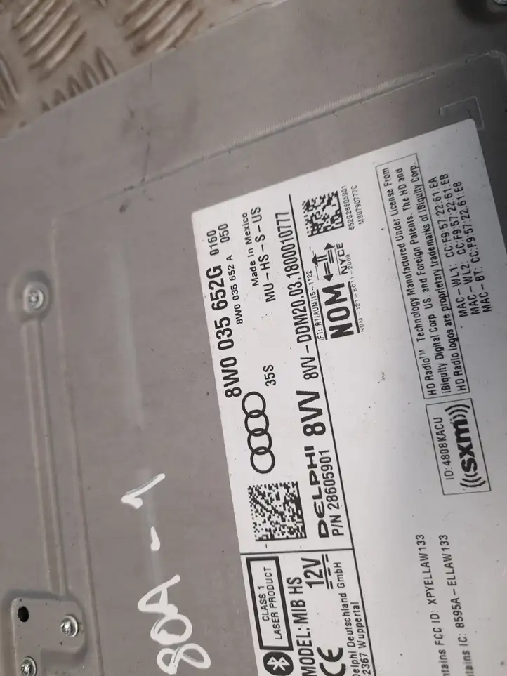 Audi A4 S4 B9 (2015 - 2019) 8W0035652G Магнитола / мультимедийная система — фото 2