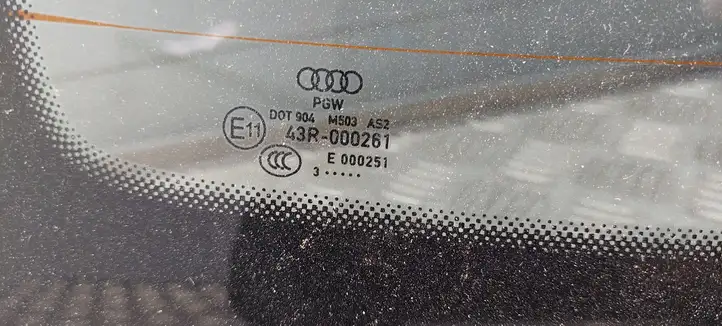 Audi A6 C7 (2011 - 2014) 43R000261 Заднее стекло — фото 2