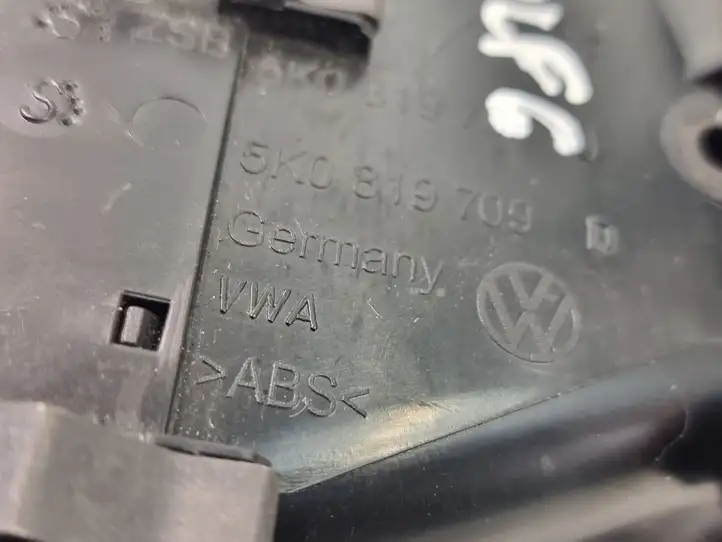 Volkswagen Golf VI (2009 - 2013) 5K0819709D Боковой воздушный дефлектор — фото 5