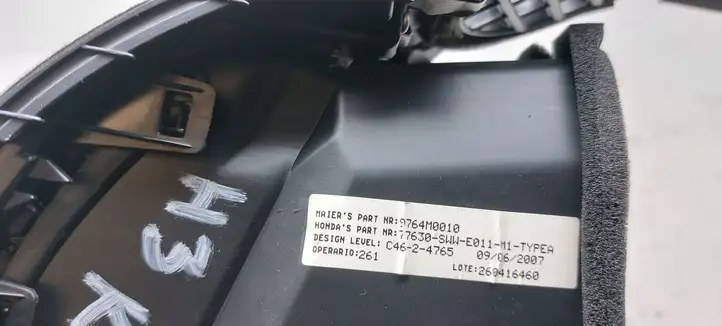 Honda CR-V (2006 - 2009) 77630SWW Боковой воздушный дефлектор — фото 5