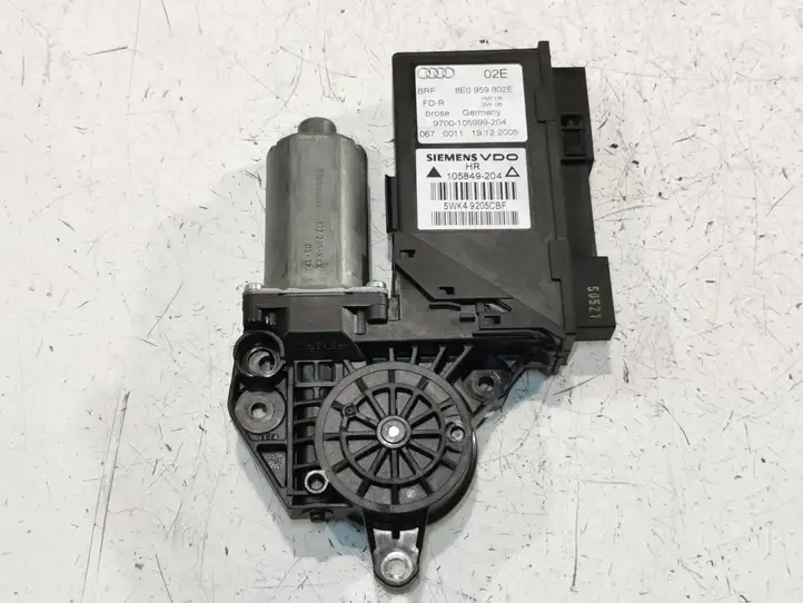 Audi A4 S4 B7 8E 8H (2004 - 2009) 8E0959802E Стеклоподъемник задней двери — фото 1