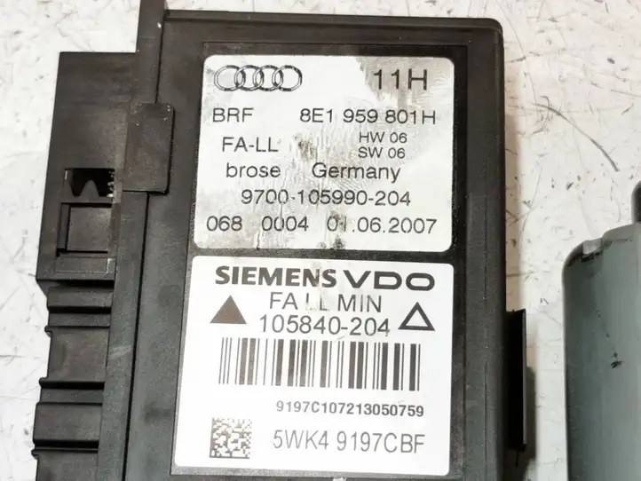 Audi A4 S4 B7 8E 8H (2004 - 2009) 8E1959801H Стеклоподъемник передней двери — фото 4
