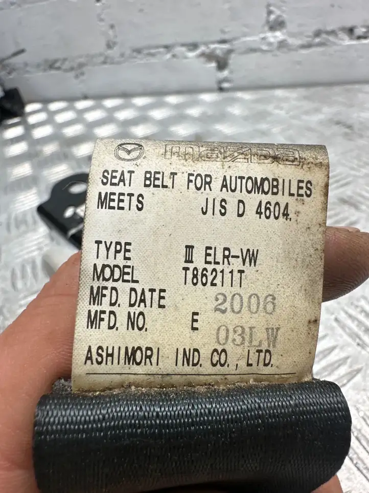 Mazda 5 (2005 - 2010) T86211T Задний ремень безопасности — фото 3