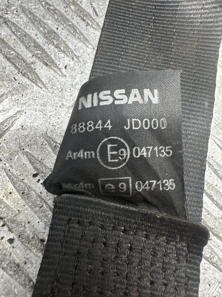 Nissan Qashqai (2006 - 2010) 88844JD000 Задний ремень безопасности — фото 3