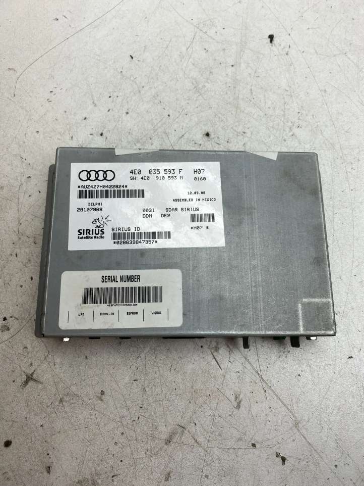 4E0035593F Audi A5 8T 8F Multimedijos kontroleris