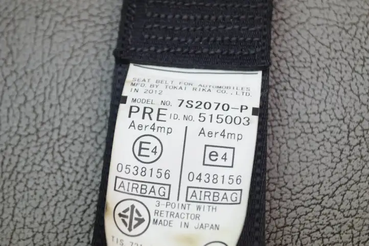 Toyota Prius (XW30) (2009 - 2015) 7S2070P Передний ремень безопасности — фото 3
