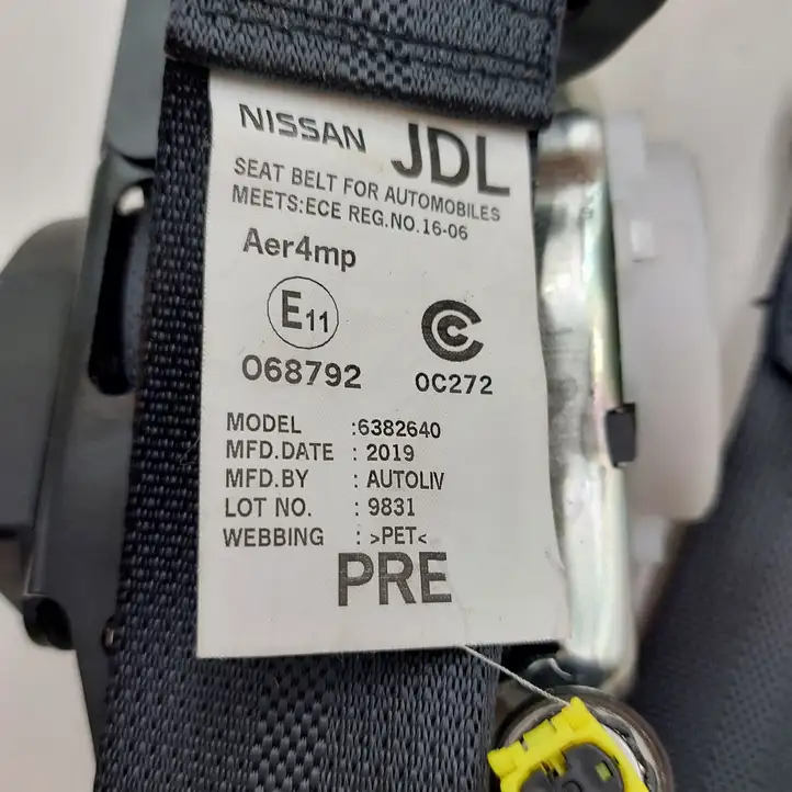 Nissan Leaf II (ZE1) (2017 - ) 638265401F Задний ремень безопасности — фото 3