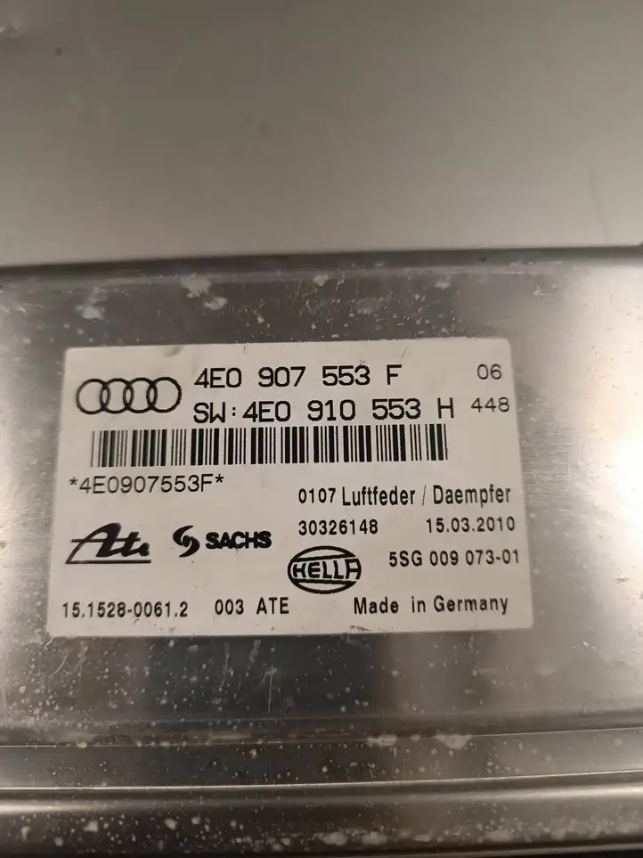 Audi A8 S8 D3 4E (2007 - 2010) 4E0907553F Блок управления подвеской — фото 6
