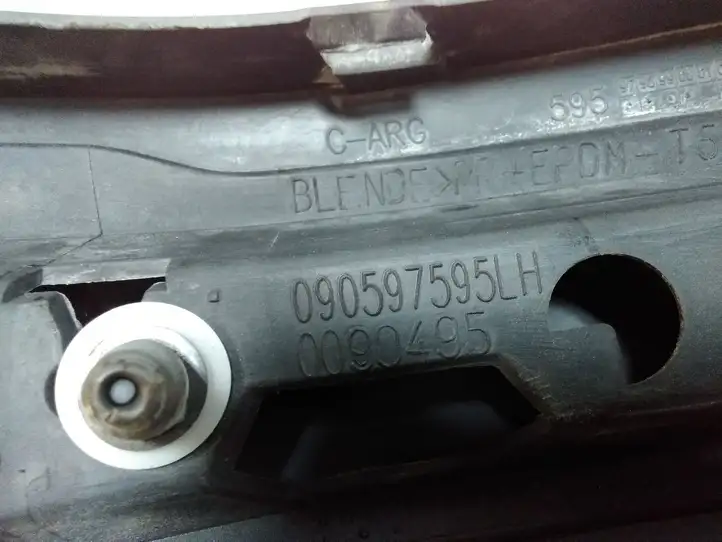 Opel Zafira A (1999 - 2003) 090597595LH Нижняя часть заднего бампера — фото 3