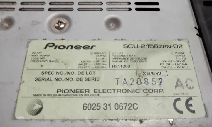 Renault Espace III (1996 - 2002) 6025310672 Усилитель звука — фото 3