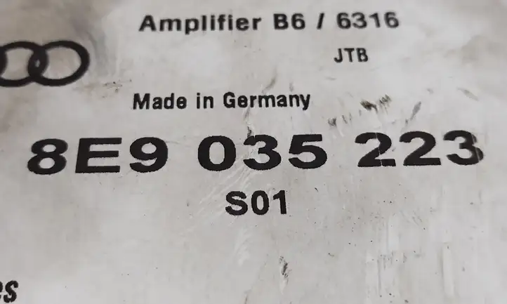 Audi A4 S4 B6 8E 8H (2000 - 2006) 8E9035223 Усилитель звука — фото 2
