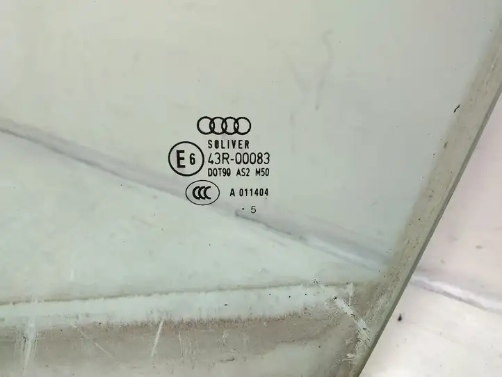 Audi A6 S6 C6 4F (2004 - 2008) Стекло передней двери — фото 2