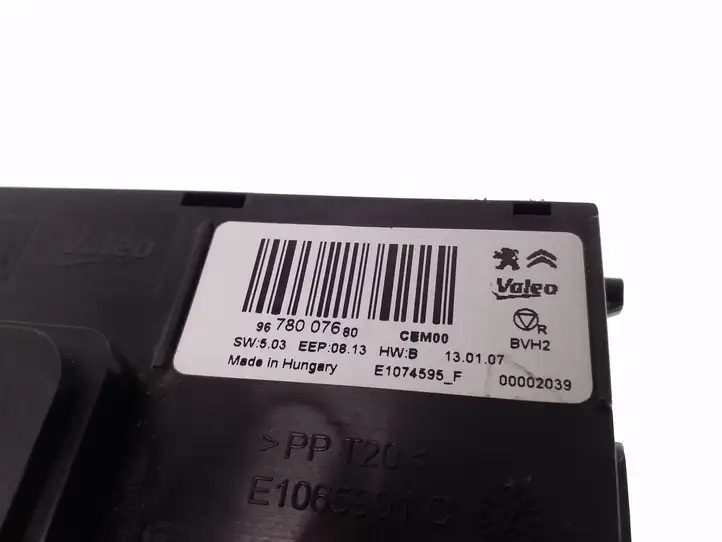 Citroen C4 Grand Picasso (2013 - 2016) 9678007680 Модуль управления кондиционером — фото 3