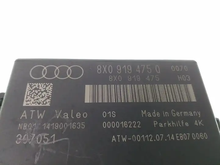 Audi A1 (2010 - 2014) 8X0919475Q Блок управления парктрониками — фото 4