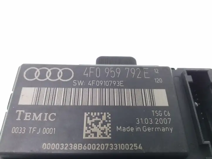 Audi A6 S6 C6 4F (2004 - 2008) 4F0959792E Блок управления дверью — фото 3