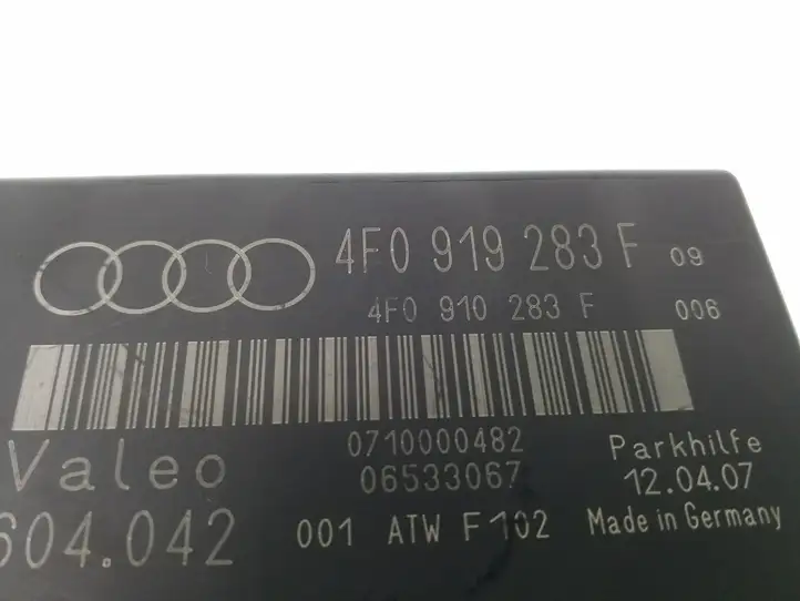 Audi A6 S6 C6 4F (2004 - 2008) 4F0919283F Блок управления парктрониками — фото 3