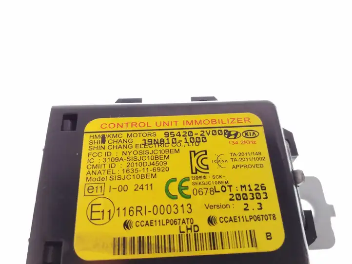 Kia Ceed (2012 - 2015) 954202V000 Блок иммобилайзера — фото 4
