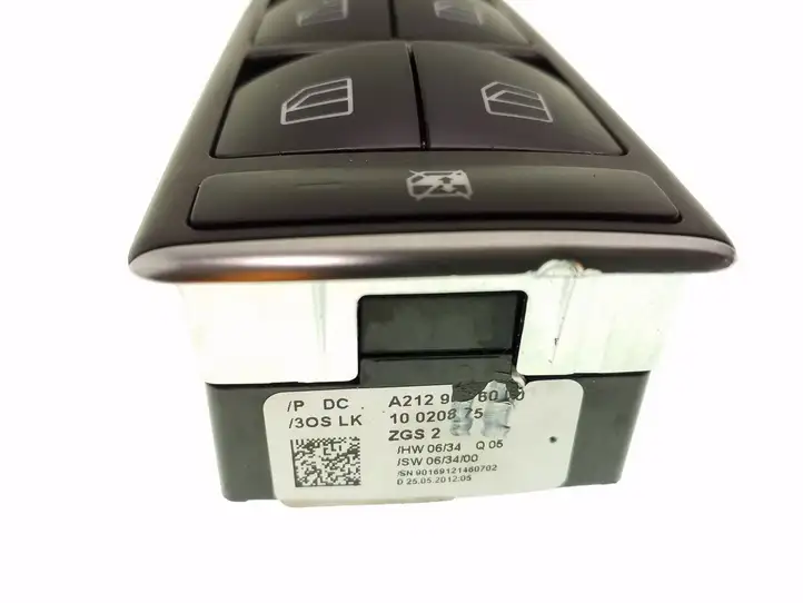 Mercedes-Benz E W212 (2009 - 2016) A2129056000 Блок кнопок стеклоподъемников — фото 4