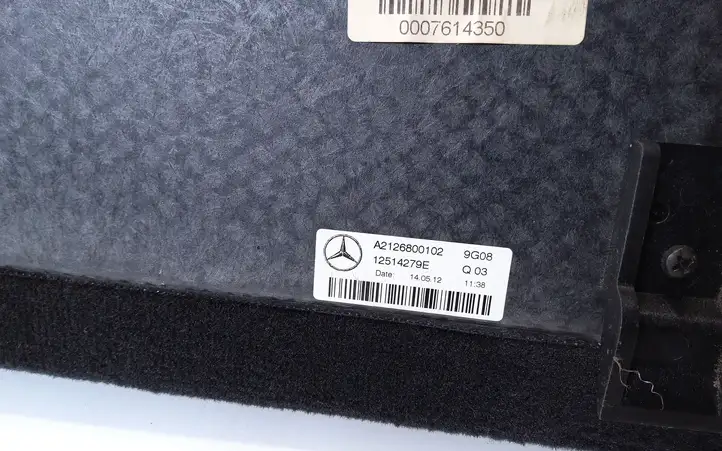 Mercedes-Benz E W212 (2009 - 2016) A2126800102 Коврик багажника — фото 2