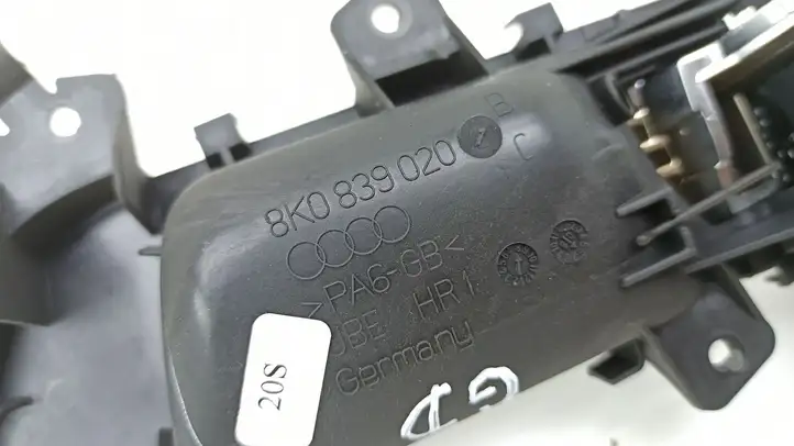 Volkswagen Golf VI (2009 - 2013) 8K0839020 Внутренняя ручка задней двери — фото 4