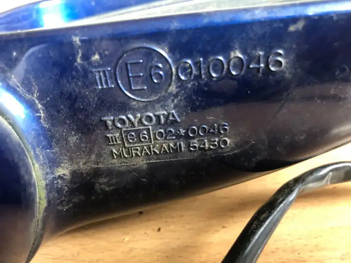 Toyota MR2 (W30) III (2000 - 2007) E6010046 Боковое зеркало с электроприводом — фото 4