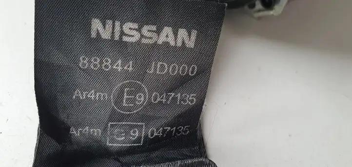 Nissan Qashqai (2006 - 2010) Задний ремень безопасности — фото 6