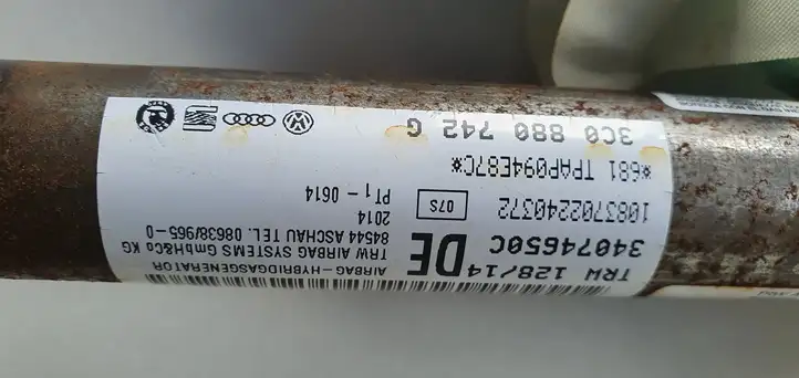 Volkswagen PASSAT B7 (2011 - 2014) Боковая подушка безопасности шторка — фото 2