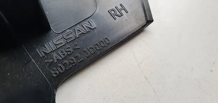 Nissan Qashqai (2006 - 2010) Накладка стекла передней двери — фото 5