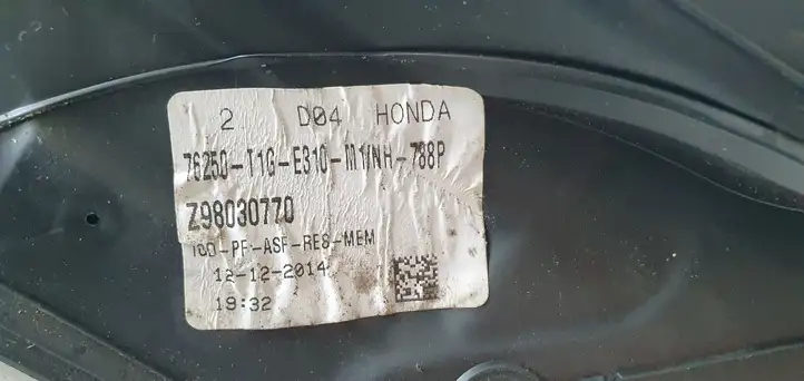 Honda CR-V (2012 - 2016) Боковое зеркало с электроприводом — фото 8