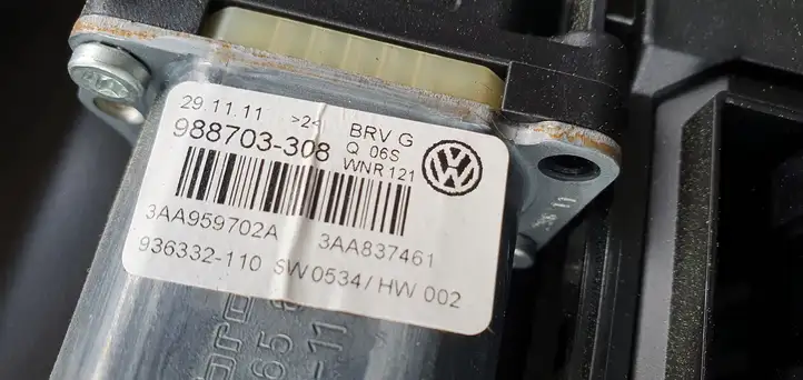 Volkswagen PASSAT B7 (2011 - 2014) Электростеклоподъемник передний (комплект) — фото 9