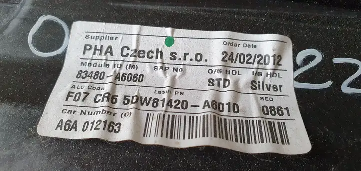 Hyundai i30 (2012 - 2015) Механический стеклоподъемник задней двери — фото 6