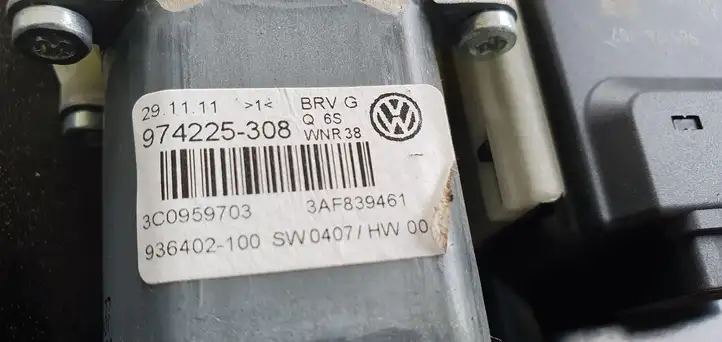 Volkswagen PASSAT B7 (2011 - 2014) Стеклоподъемник передней двери (комплект) — фото 4