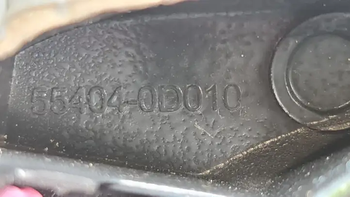 Toyota Yaris (2012 - 2014) 554040D010 Боковой воздушный дефлектор — фото 4
