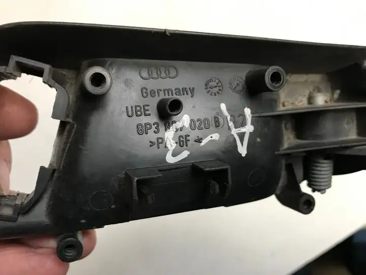 Audi A3/S3 8P (2004 - 2008) 8P3867020B Внутренняя ручка двери — фото 3