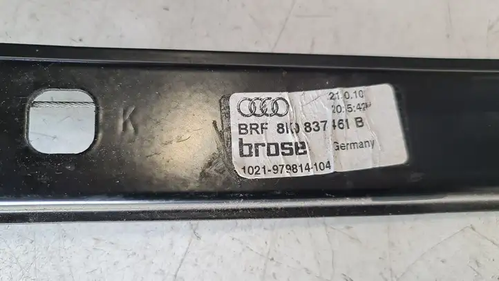 Audi A4 S4 B8 8K (2007 - 2011) 8K0837461B Стеклоподъемник передней двери (без мотора) — фото 3