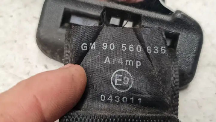 Opel Astra G (1998 - 2004) 90560635 Передний ремень безопасности — фото 2